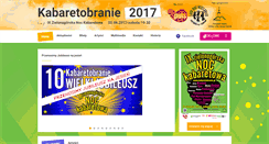 Desktop Screenshot of kabaretobranie.pl