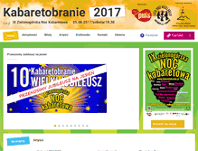 Tablet Screenshot of kabaretobranie.pl